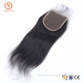 Large Order Natural Color Straight Free Part Lace Closure Brazilian Hair Closure